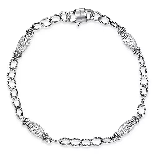 Charles Garnier Sterling Silver Bracelet made with CZ Measures 6.75'' – C.  F. Reuschlein Jewelers